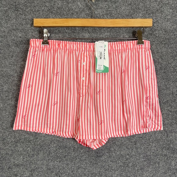 PINK Victoria's Secret Other - NEW Victoria's Secret PINK Pajama Shorts Womens Large Pink New Striped